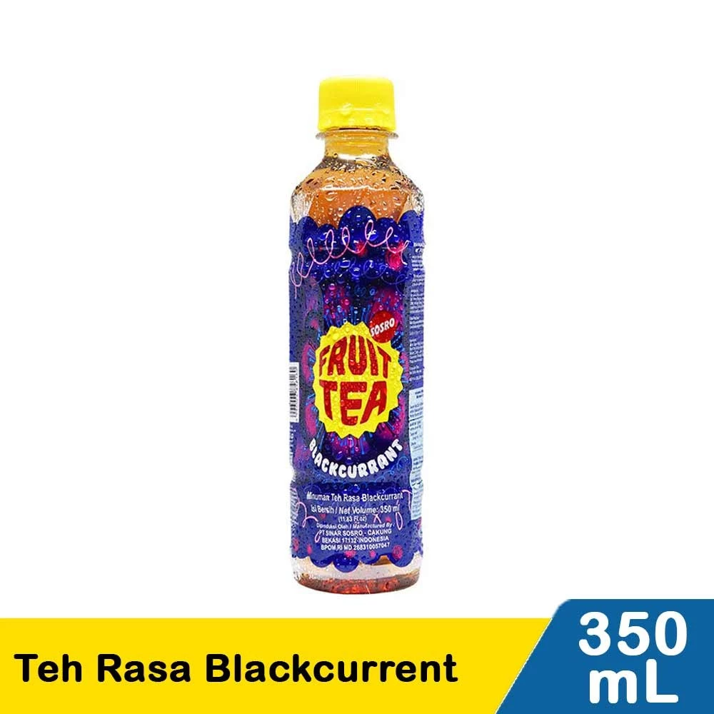 SOSRO FRUIT TEA BLACKCURRANT 350ML
