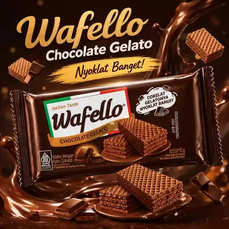 WAFELLO CHOCOLATE GELATO 97,6GR