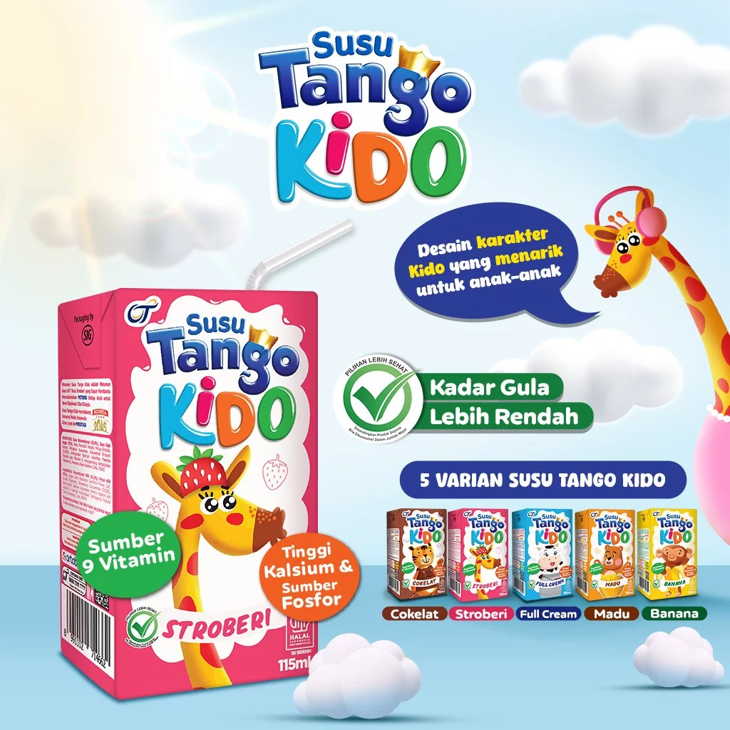 TANGO KIDO STROBERI 115ML