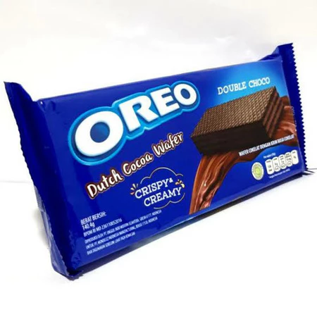OREO DUTCH COCOA WAFER DOUBLE CHOCO 117GR