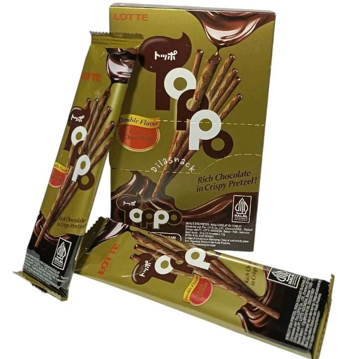 LOTTE TOPPO COCOA CHOCOLATE 17GR