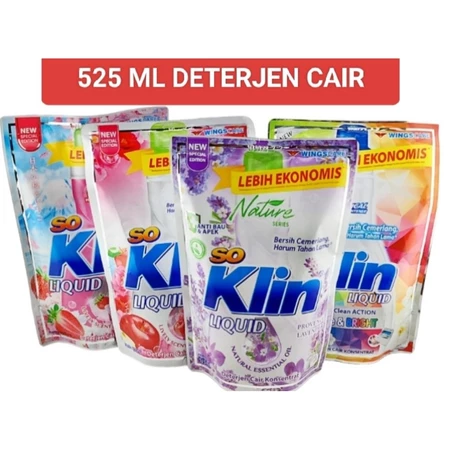 So Klin Detergen Cair 525ml