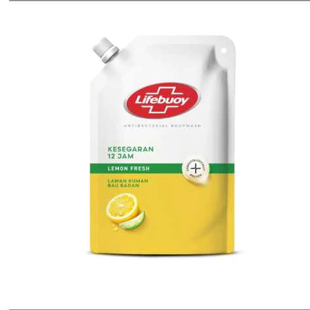 Lifebuoy Bodywash Lemon Fresh Pouch 85gx2
