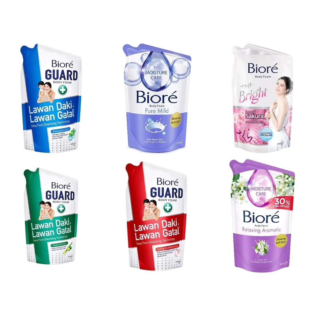 Biore Body Wash Pouch Series 170ml