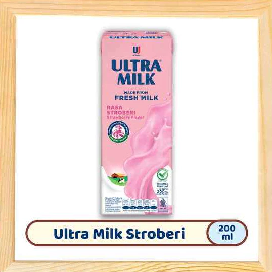 ULTRA MILK FM STROBERI 200ML